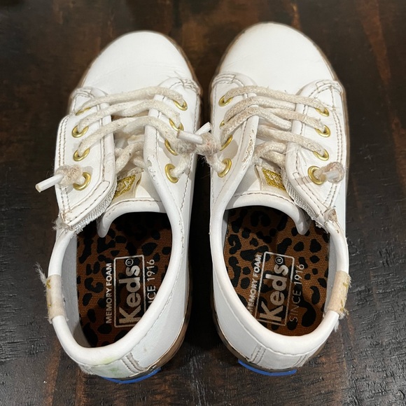 White Keds with Leopard soles - Picture 2 of 3